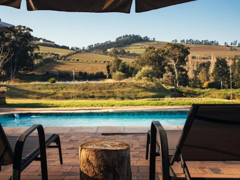 The Log Cabin Lodge Swimming Pool Patio