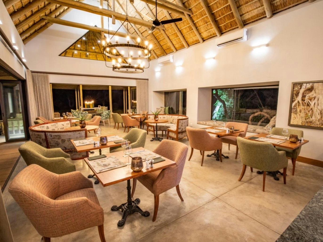 Simbavati Camp George Dining Room