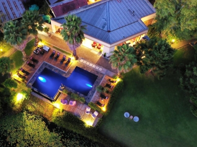 Lily Pond Country Lodge Aerial View