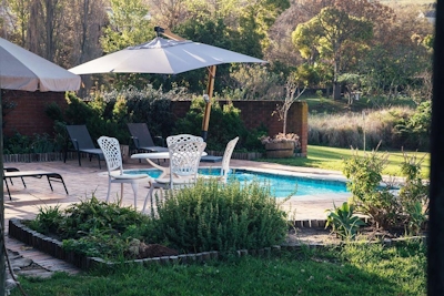 The Log Cabin Lodge Garden Pool