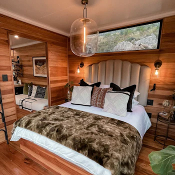 Solace Eco Cabin Rawsonville Bedroom