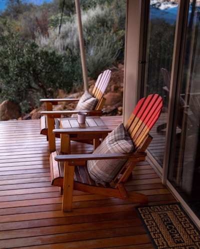 Camp Canoe Deck Seating