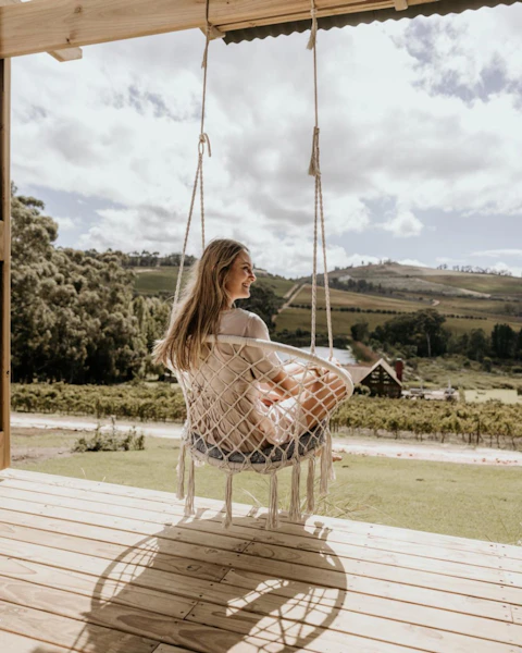 The Log Cabin Lodge Swinging Chair