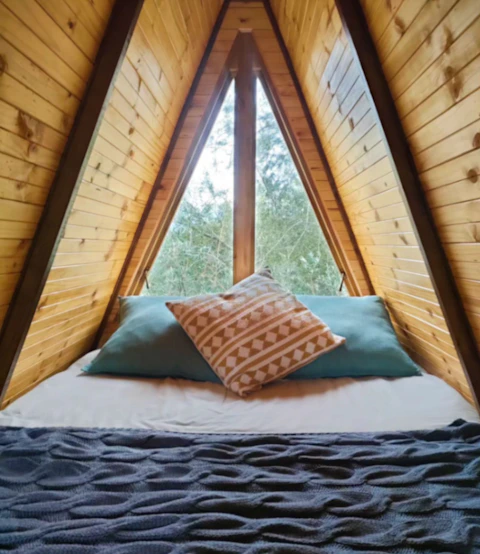 The Gaia Sanctuary A-Frame Cabin