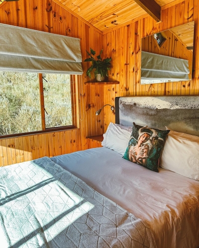 The EcoTreehouse Bedroom