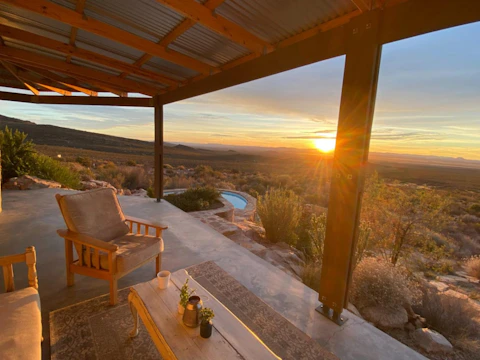 Tierkloof Mountain Cottages Patio