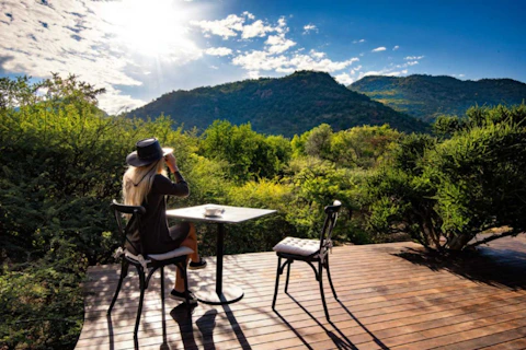 Lush Private Game Lodge Deck Views