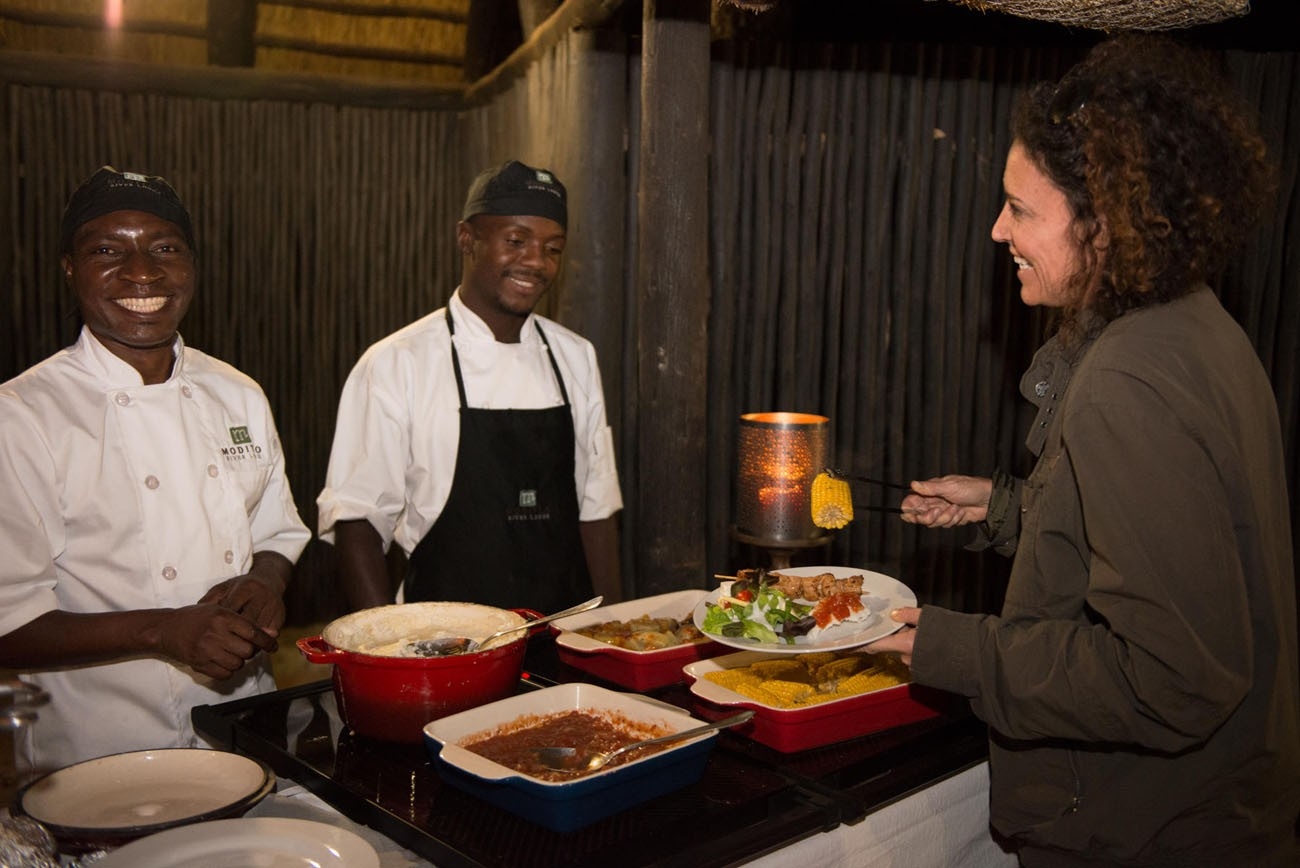 Moditlo River Lodge Dinners