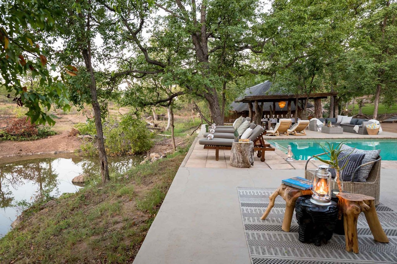 Chacma Bush Camp Pool Deck Setting