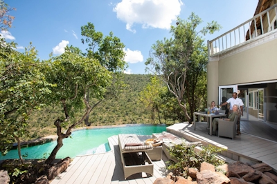 Clifftop Exclusive Safari Hideaway  Pool Deck