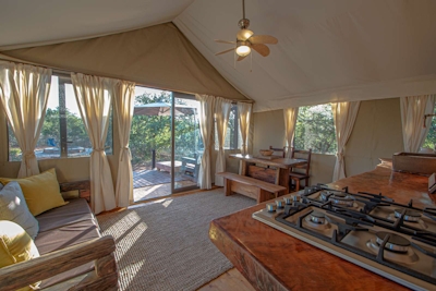 Mountain View Safari Lodge Tent Interior