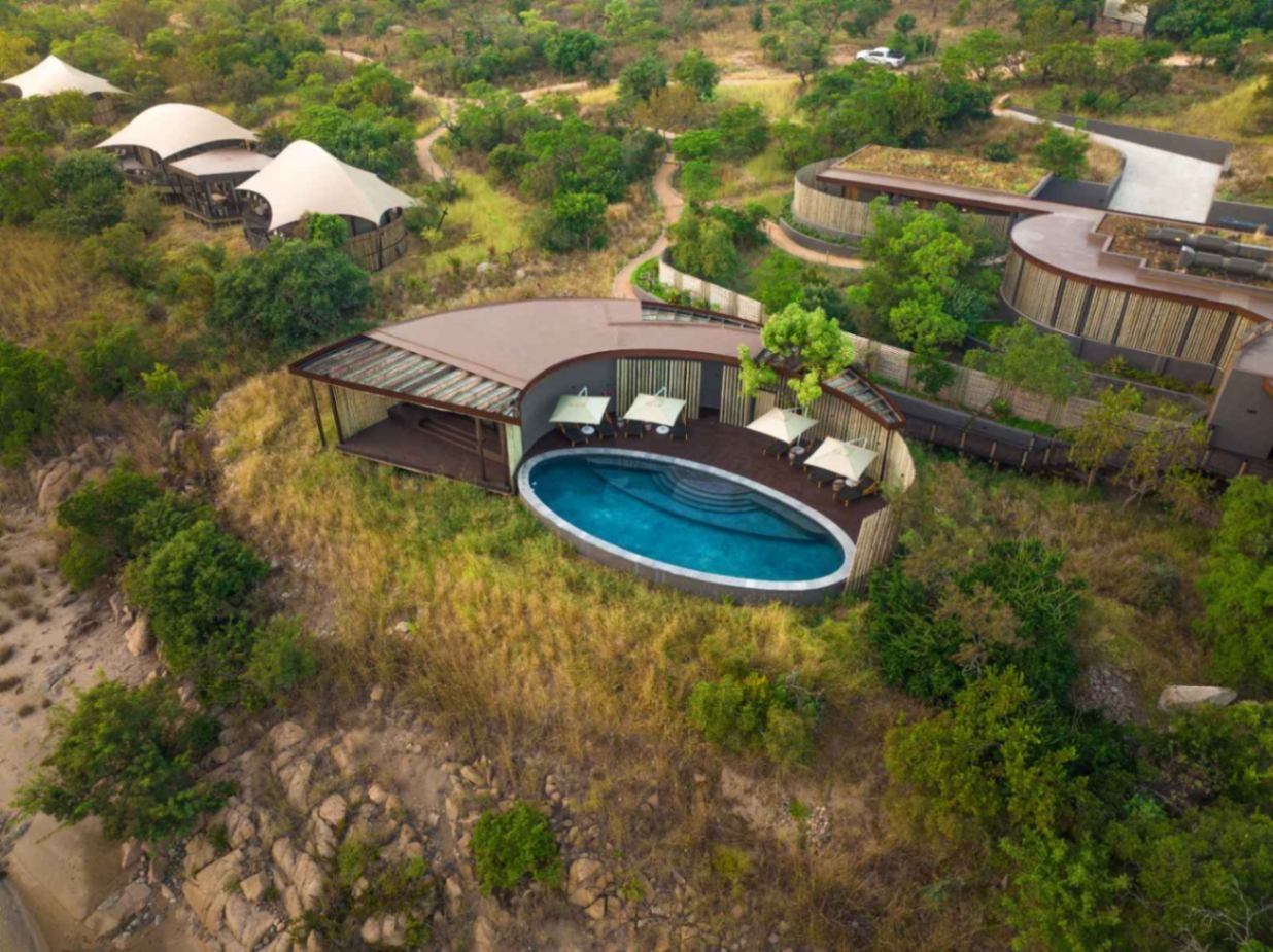 Babanango Madwaleni River Lodge Aerial View