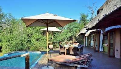 Motswiri Private Safari Lodge Pool Deck