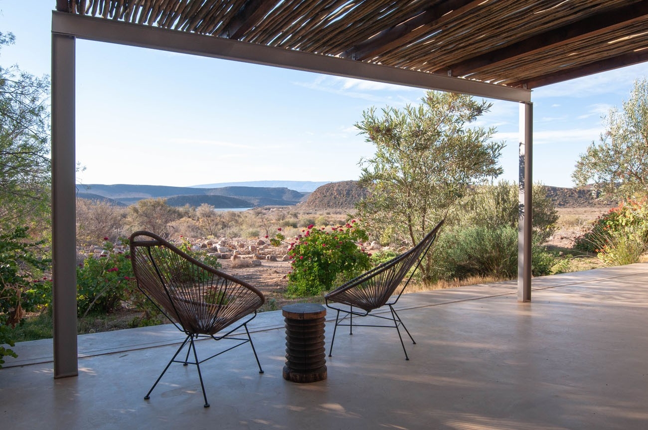 Gondwana Family Lodge at Sanbona Wildlife Reserve Patio