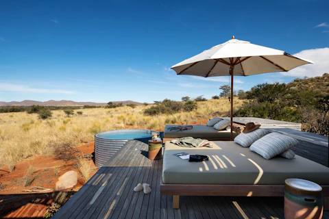 Tswalu Loapi Tented Camp Deck