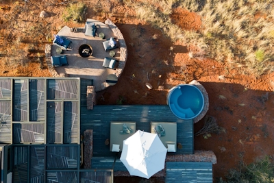 Tswalu Loapi Tented Camp Aerial View