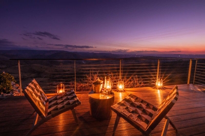 Babanango Game Reserve Zulu Rock Lodge Sunset