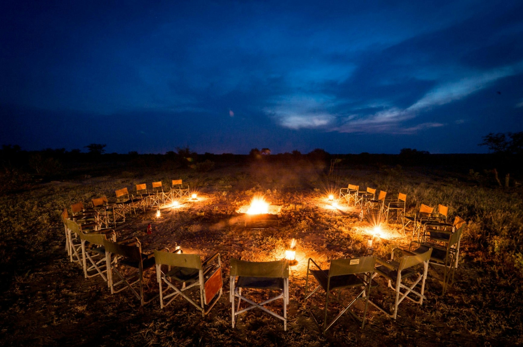 Bundox Safari Lodge Fire Boma