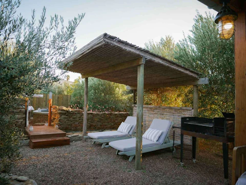 Olive Stone Farm Shaded Verandah