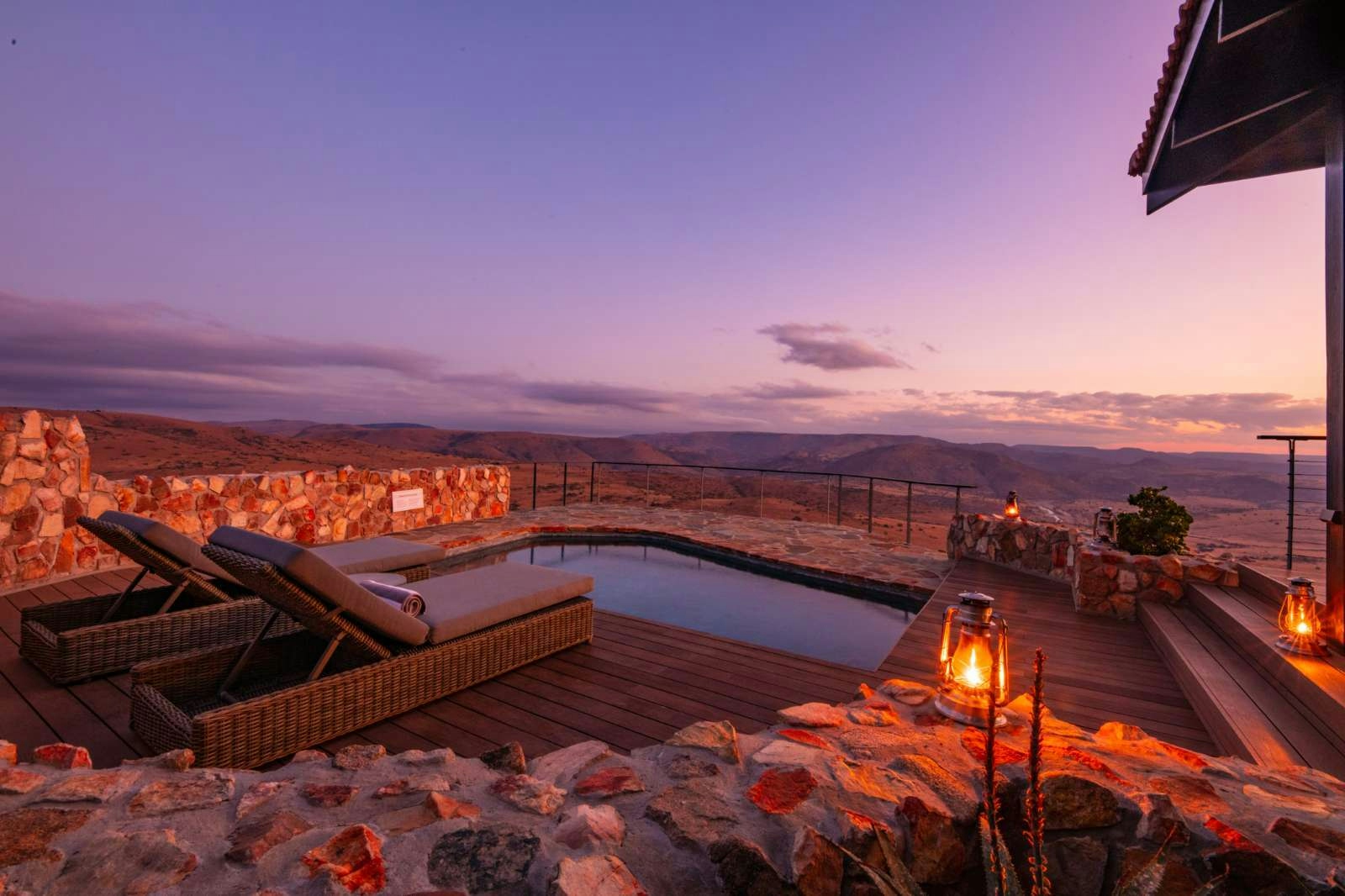 Babanango Game Reserve Zulu Rock Lodge Swimming Pool