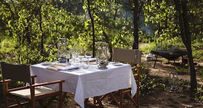 Simbavati Trails Camp Dining