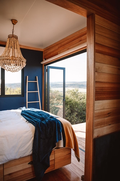 Solace Eco Cabins Cederberg Bedroom View