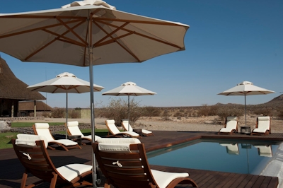 Tutwa Desert Lodge Pool Deck