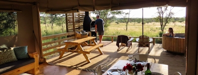 AfriCamps Waterberg Living Area