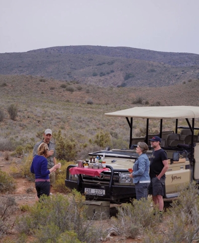 Gondwana Family Lodge at Sanbona Wildlife Reserve Sundowners