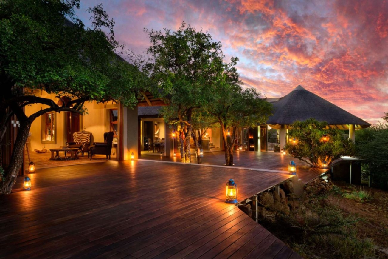 Lush Private Game Lodge Sunset